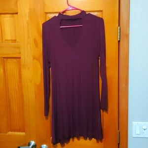 Express Long Sleeve Cleavage Window Dress